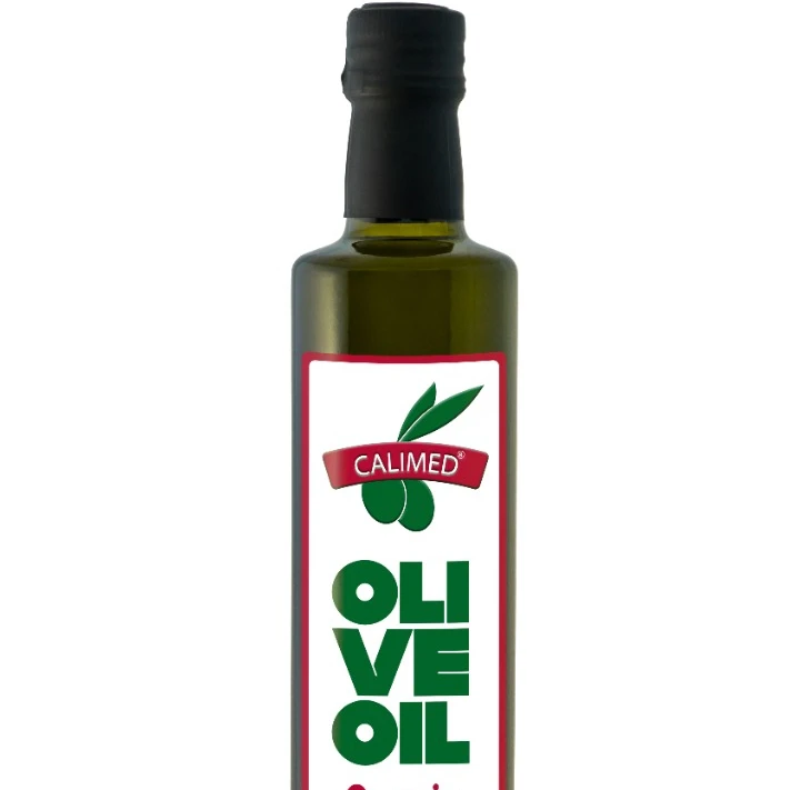 Organic Extra Virgin Olive Oil. Wholesale Olive Oil in 500mL Dorica Dark Green Glass Bottle.