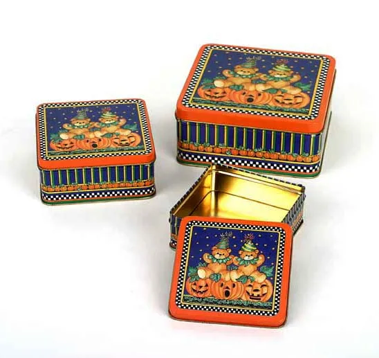 
set of metal tin can box ,food grade for tea coffee coffin chocolate cake candy toys stationery cosmetic 