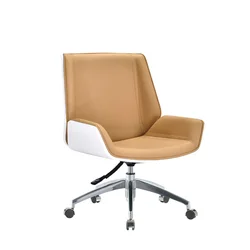 Perfect design adjustable curved wooden conference chair