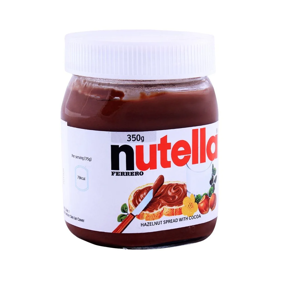 Nutella spreadable with Ferrero cocoa, 750 g, 6-pack (6 x 750 g)
