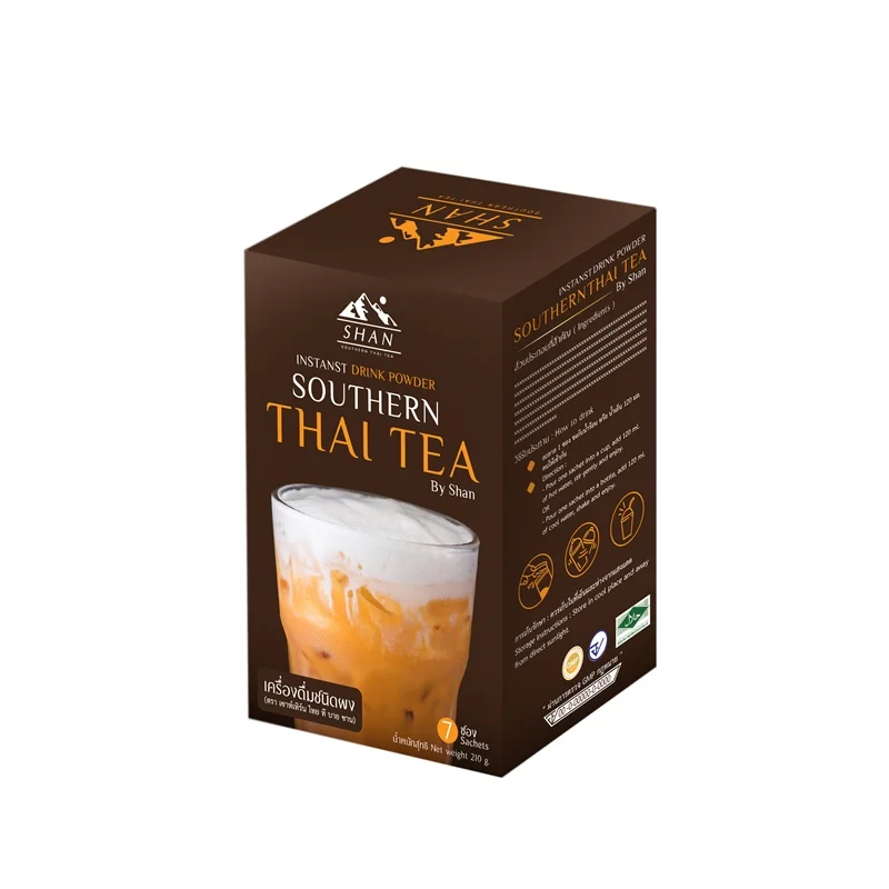
High Grade Southern Blended Thai Milk Tea In Sachet Packaging With 2 Years Shelf Life 
