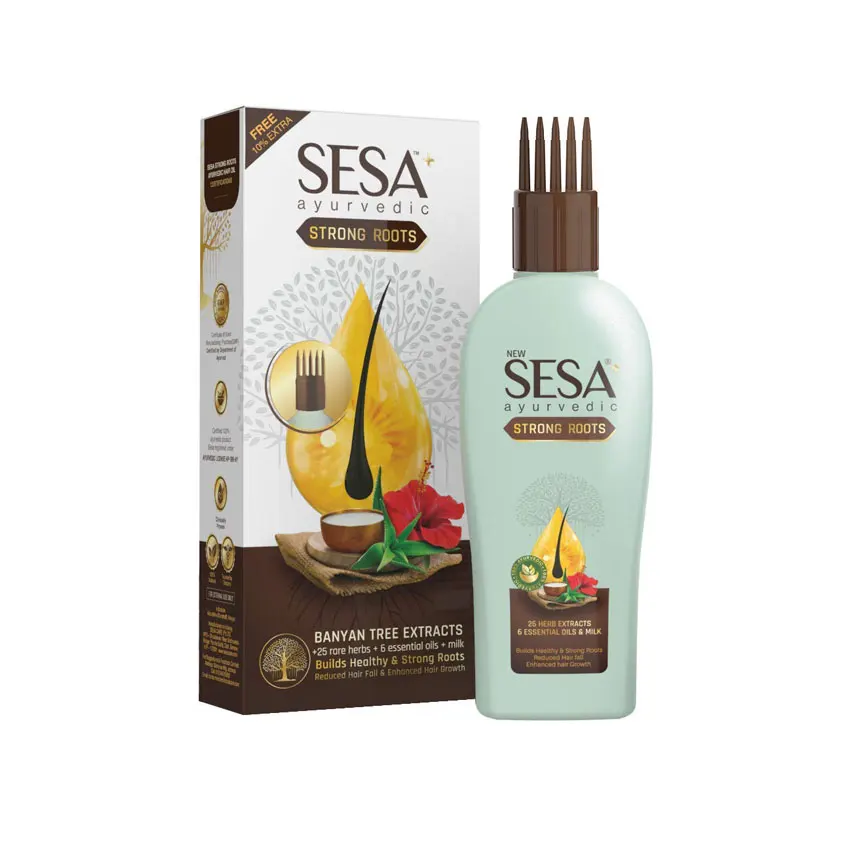 Sesa strong root hair oil - Clinically Proven - Prevents Hair Fall-repairs hair damage, bulk supplier India