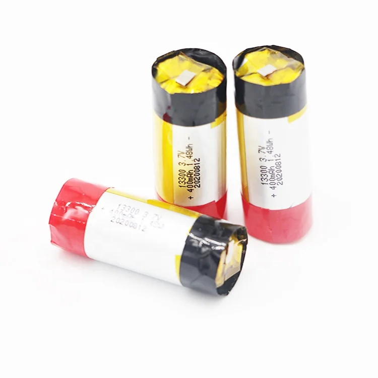 Китайский поставщик цилиндрическая 13300 3 7 в 400 мАч литий-ионная батарея JHY водонепроницаемая