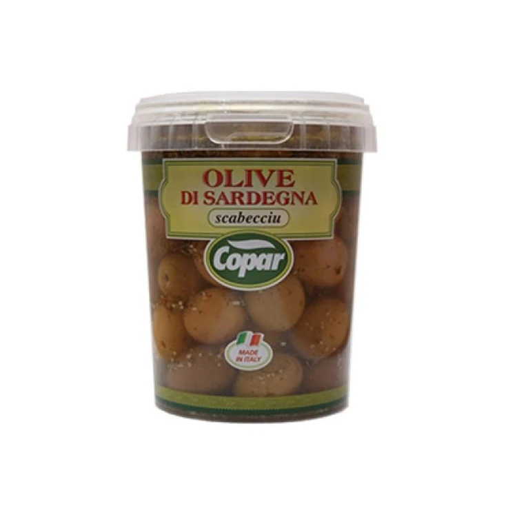 
Green Olives A Scabecciu Di Sardegna Jar 300 G Tinned Food 