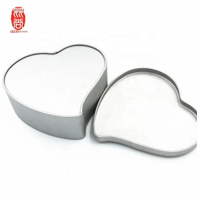 
Custom High Quality Heart Shaped Tinplate Box Chocolate Heart Tin Can 