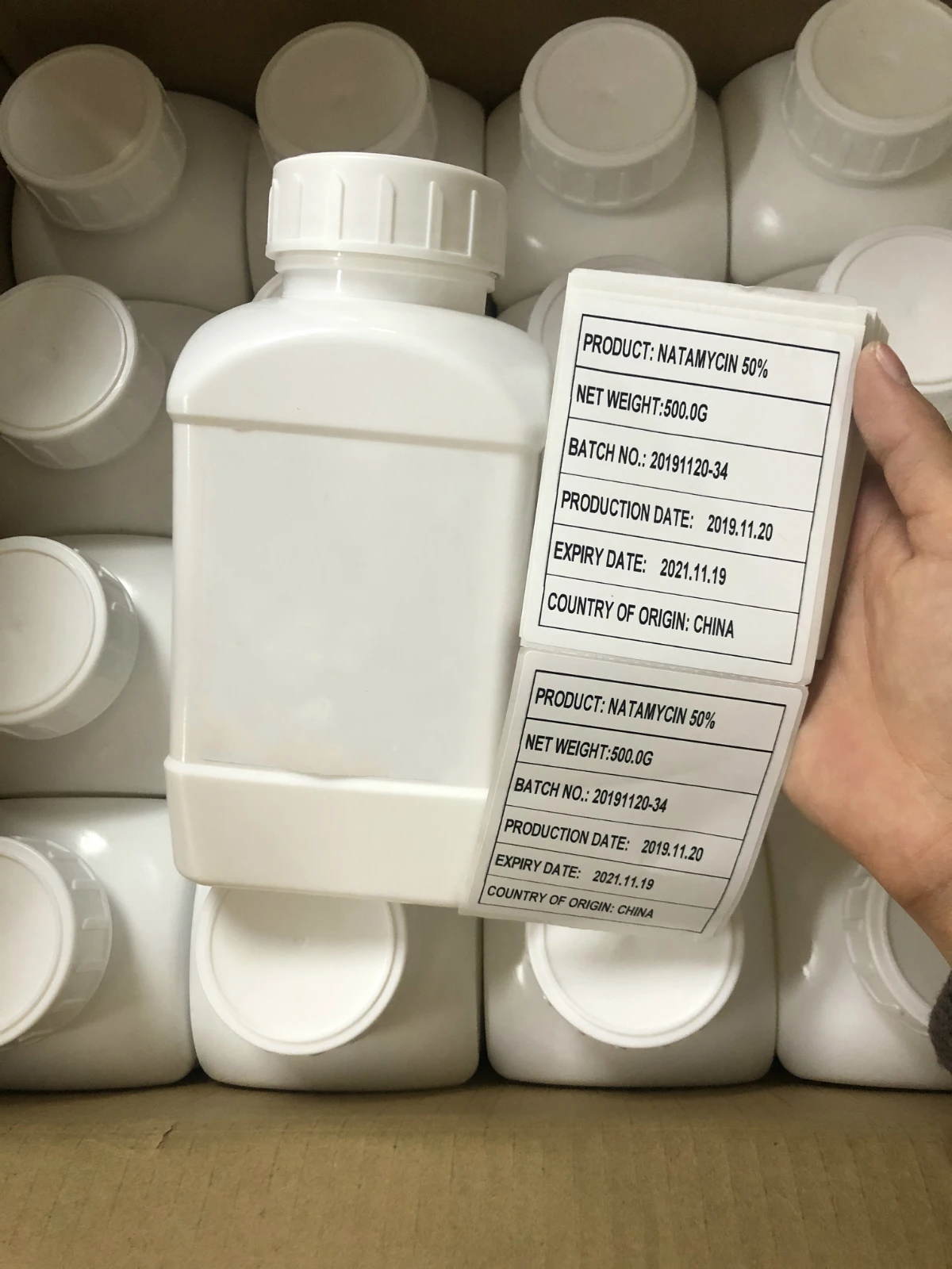 Заводская поставка натамицин/пимарицин 50% порошок nacl Глюкоза Лактоза