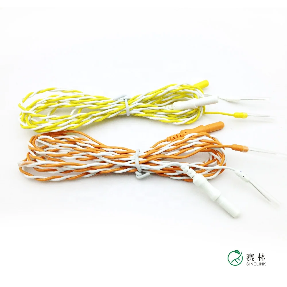 IONM Subdermal Disposable Twisted Pairs Dual ground Needle EMG Electrodes