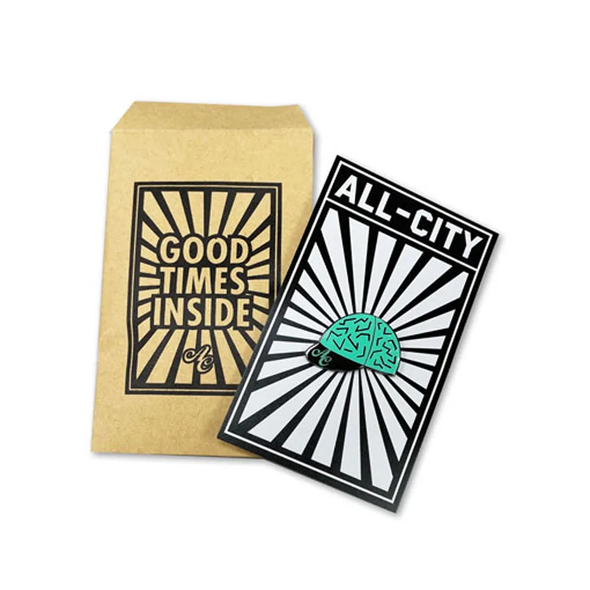 promotional souvenir gift maker custom lapel pin backing paper card printing