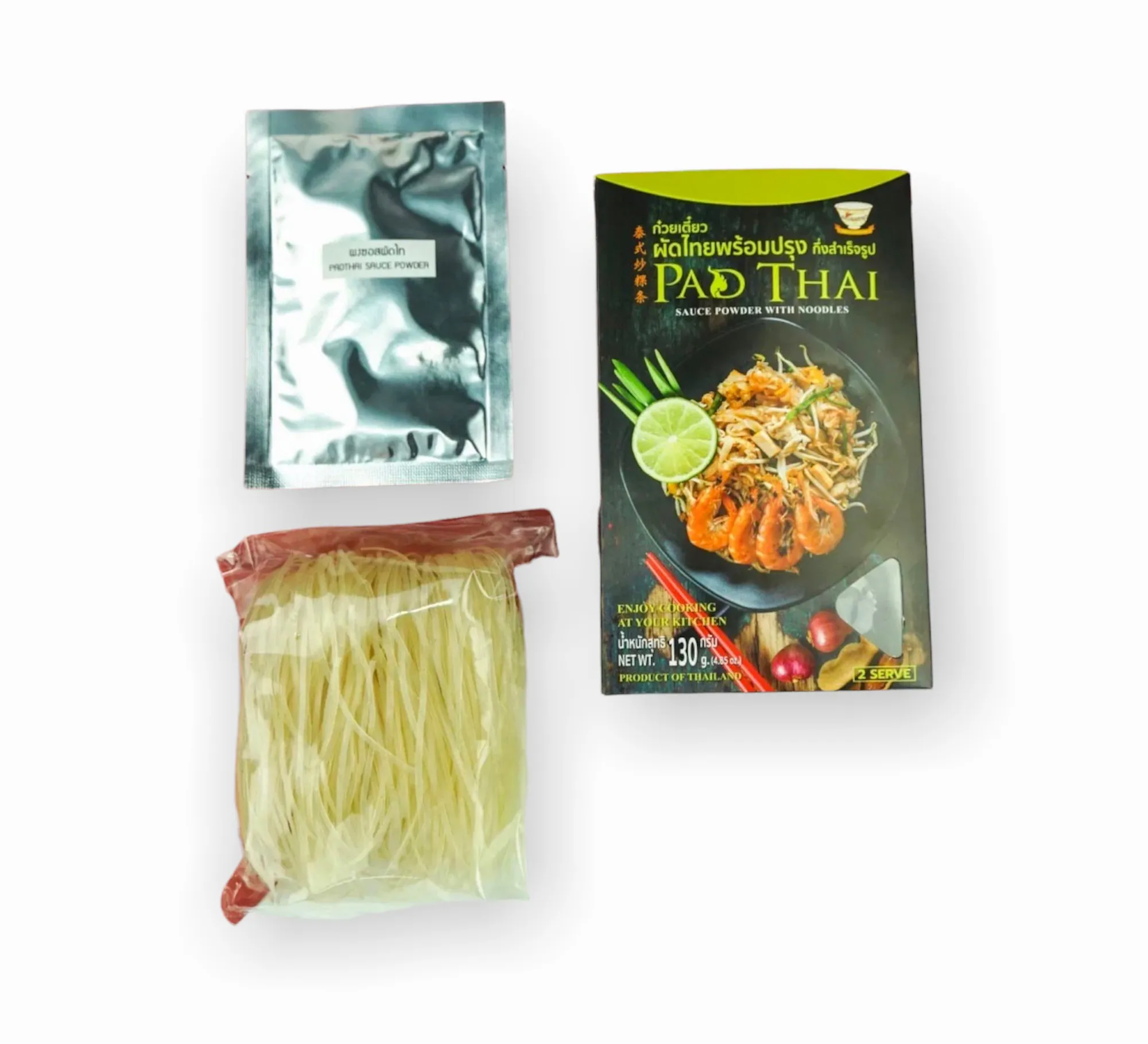 Export Product Of Thailand Instant Noodles Pad Thai Sauce Powder With Noodles Packing 130 G Quality Products Halal Standards