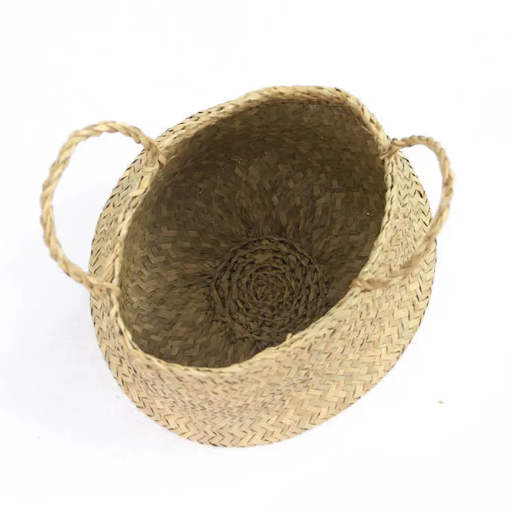 
Hot Sale in 2021 Best Seller Collapsible Laundry Basket Made Of Natural Seagrass In Vietnam 
