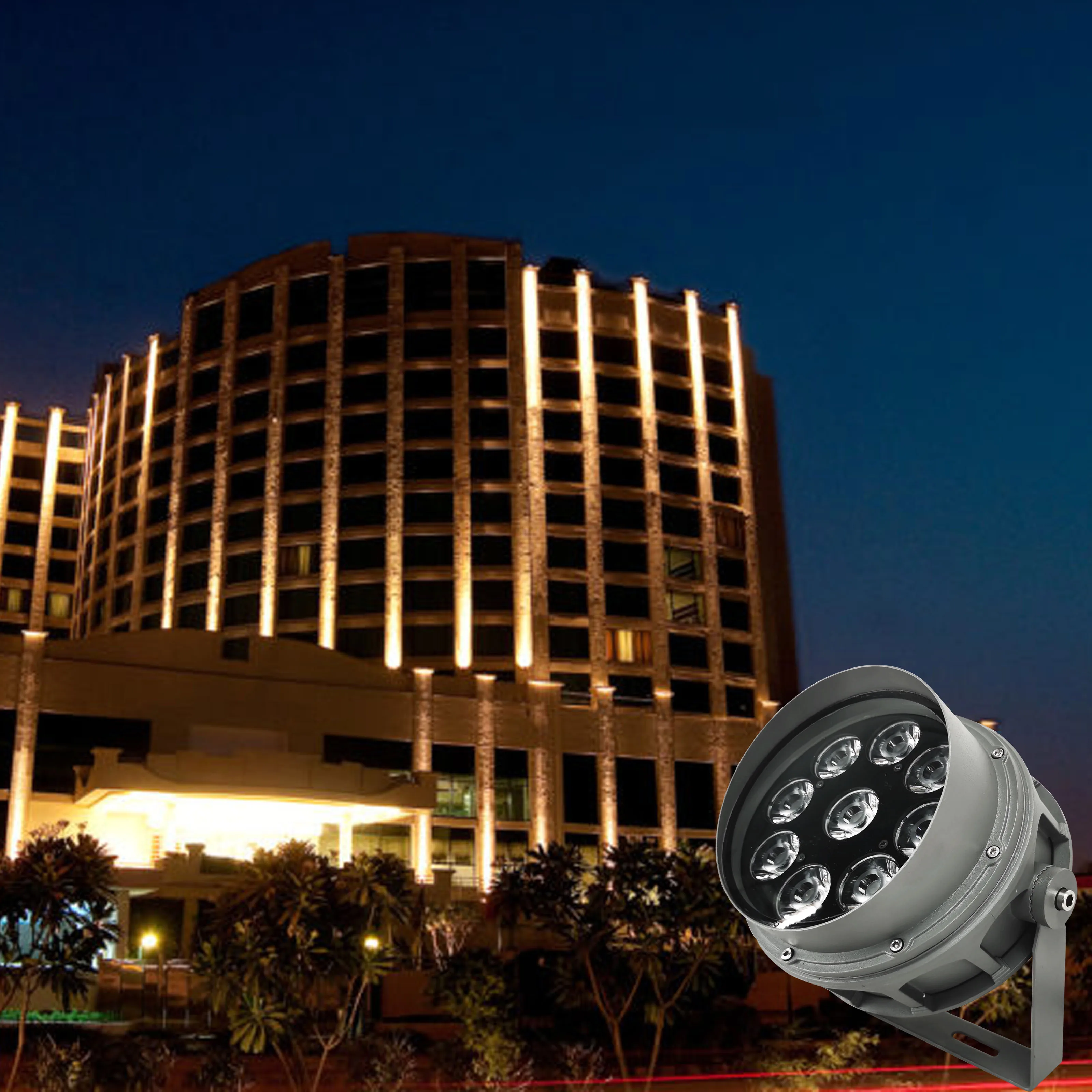 Narrow Beam 5 Degree LED Flood Light Facade Lighting Outdoor Lighting