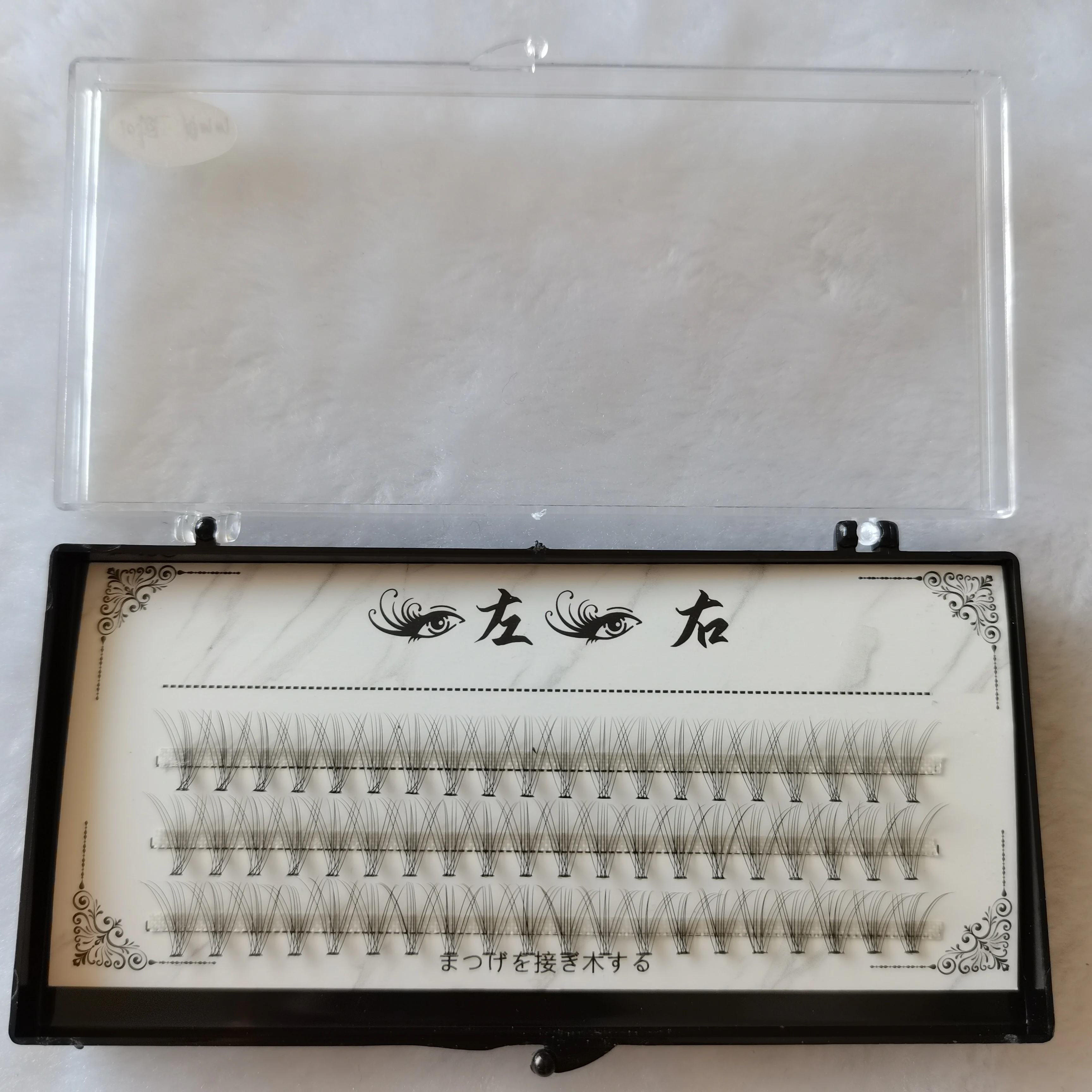 
10D 0.05 D curl premade volume fans tray eyelash extension 10d premade fans big box 10d lash extensions 