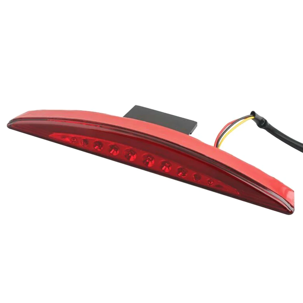 Good quality RED LED Tail Light Rear Red Fender Tip Brake 95cm For Harley Breakout 2013- 2017