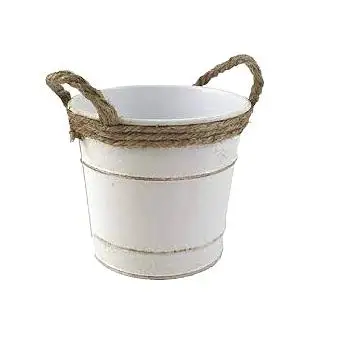  Оцинкованная экономичная винтажная Ведерко для дома и сада декоративная железная цветов с ручкой металлический цветочный горшок