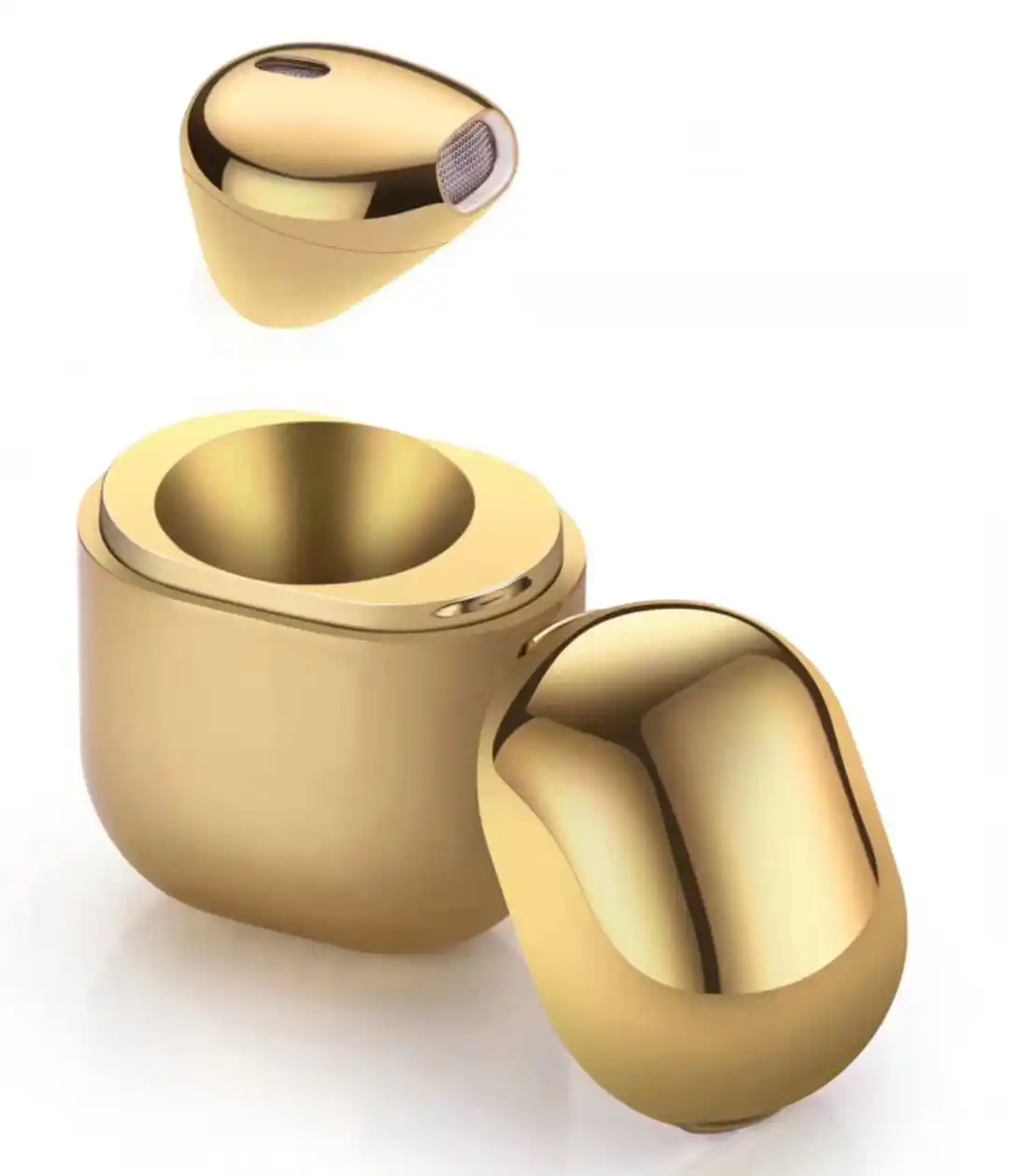 SUPER MINI earbud IP8 stereo single ear sport headset with charging storehouse