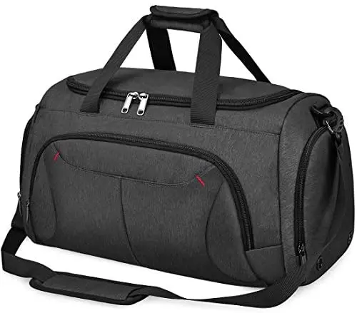 2021 canvas waterproof Sports Travel Bag Gym Carry On Bag with Backpack Straps Workout Travel Duffel Bags