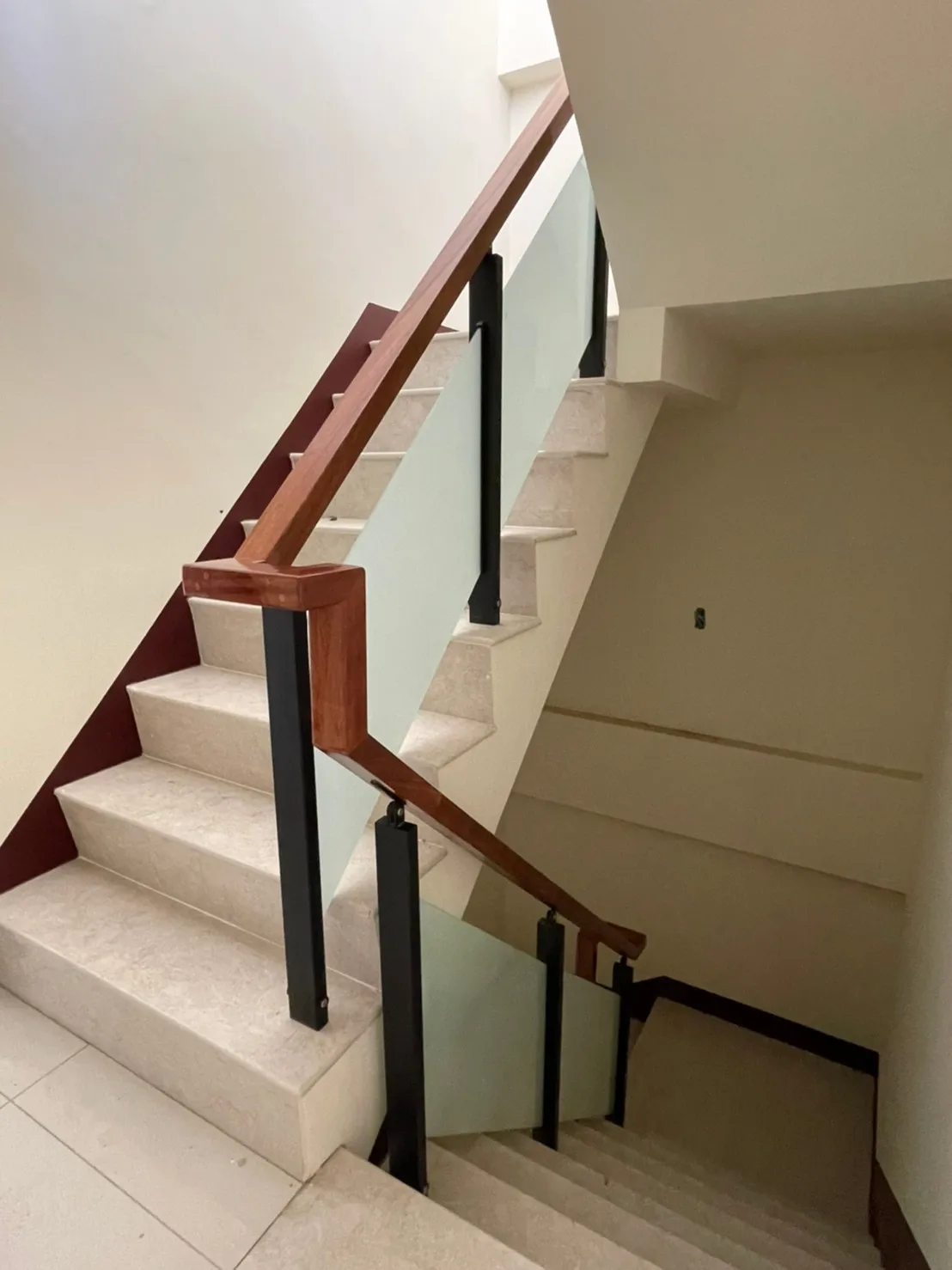 RS3070  Manufacturer Wholesale stair railing with glass  high quality handrail balustrade