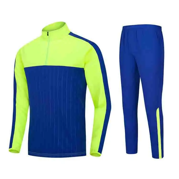 New design custom high quality football sport warp up suits,soccer training and warp up  suit for man