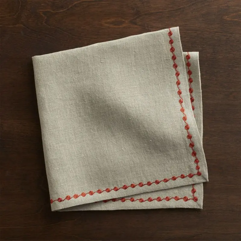 Factory Sale Customized Cotton Table Napkin Linen Cotton Decoration Table Napkin