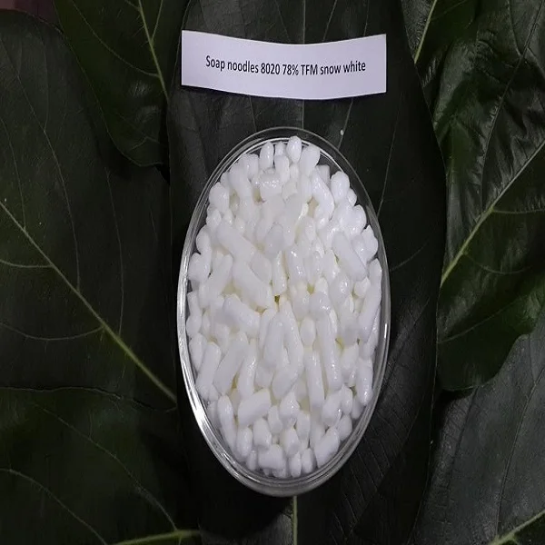 soap noodles 8020 78% TFM snow white