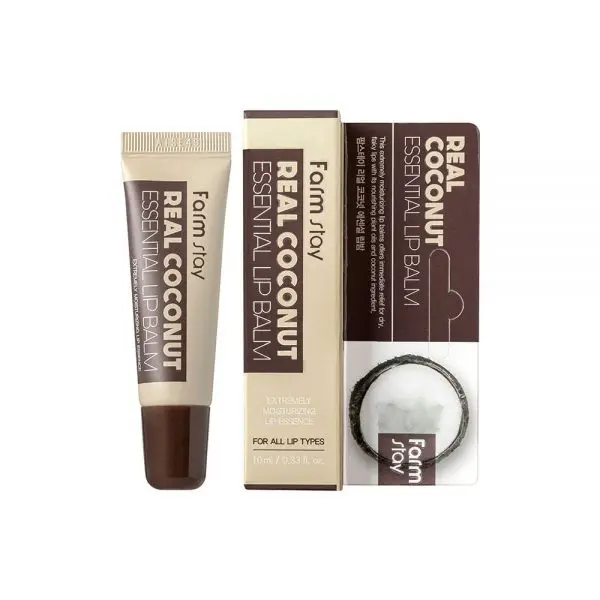 Korean Cosmetic / Real Coconut Essential Lip Balm / Lip Gloss Long Lasting Lip Care