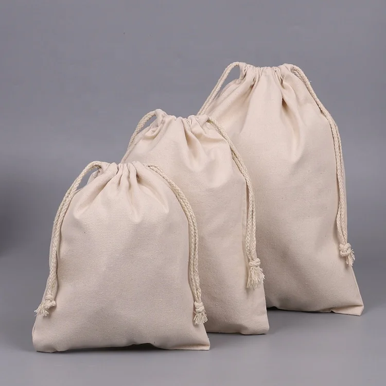 Environmental Protection Cotton Canvas Bag Canvas Tote Bag With Pocket cotton bag