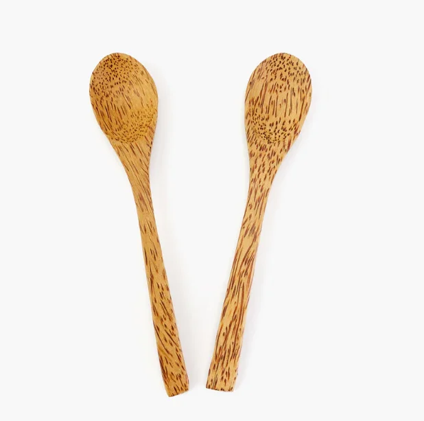 
Wholesale Vietnamese Handmade Coconut Wooden Cutlery Set Spoon and Fork Set Hot Trend Gift Set in Kitchen Space 