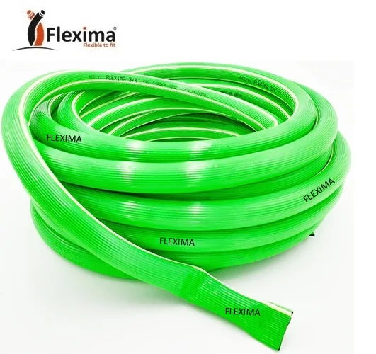  Гибкий Зеленый и черный садовый шланг Flexima из ПВХ двойного цвета размер от 0 5 дюйма до 1 25