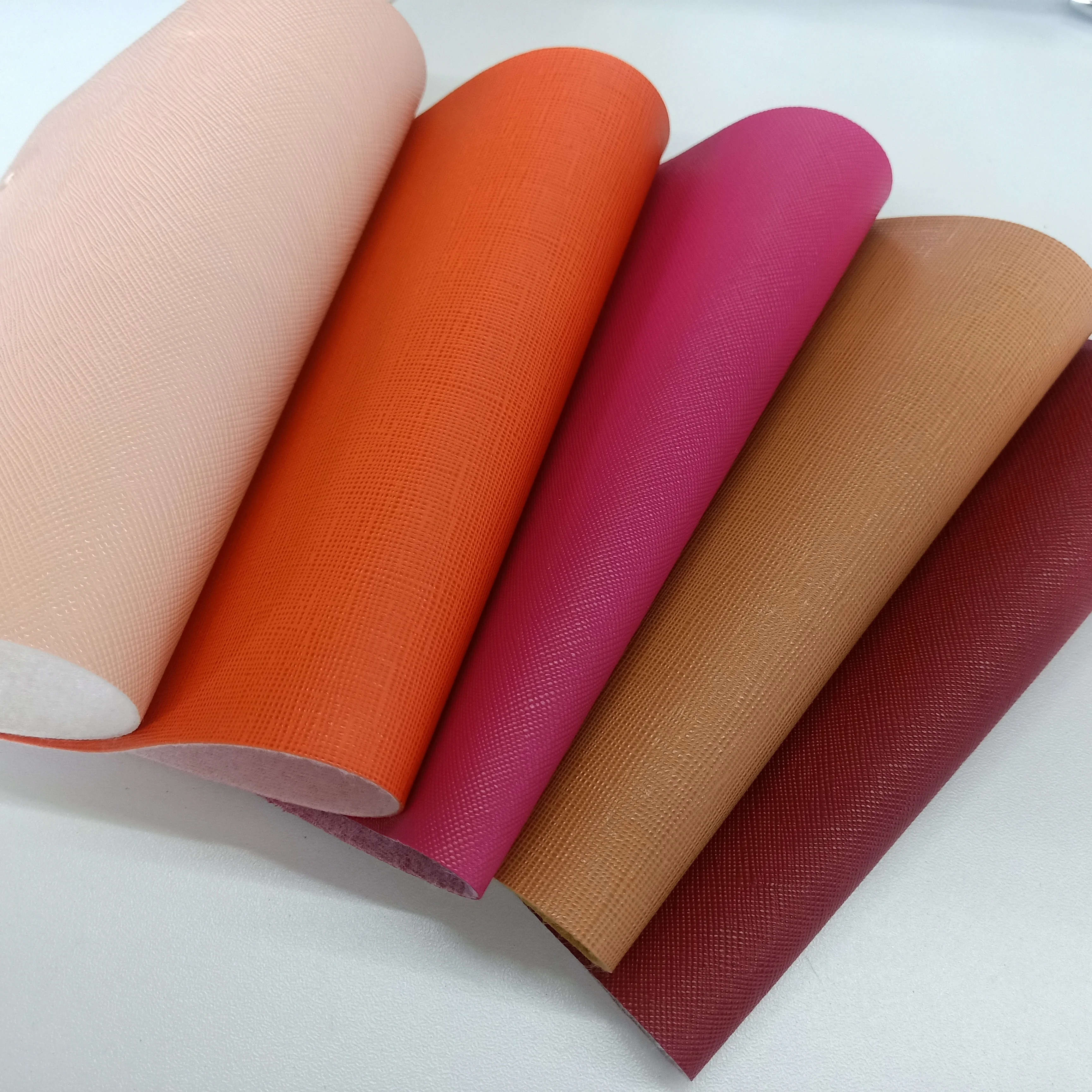 Good quality wholesale Factory Supplier 1.0 thickness Artificial Skin Eco Faux Leather Fabric For bag sofa