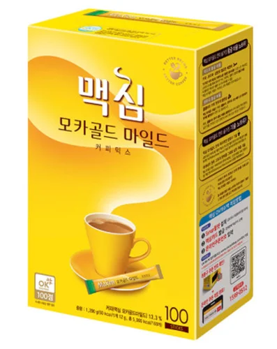 
 Корейский мгновенный кофе Maxim Mocha Gold мягкий-100T ароматизированный мгновенный кофе  