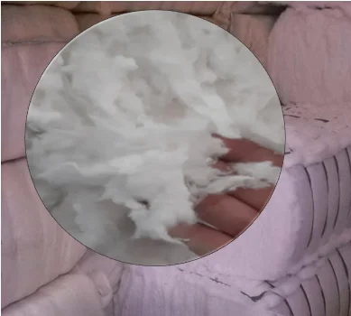 100% cotton fiber waste comber noil BLEACHED for spinning yarn and filling cushion cheap price _ Ms. Azura