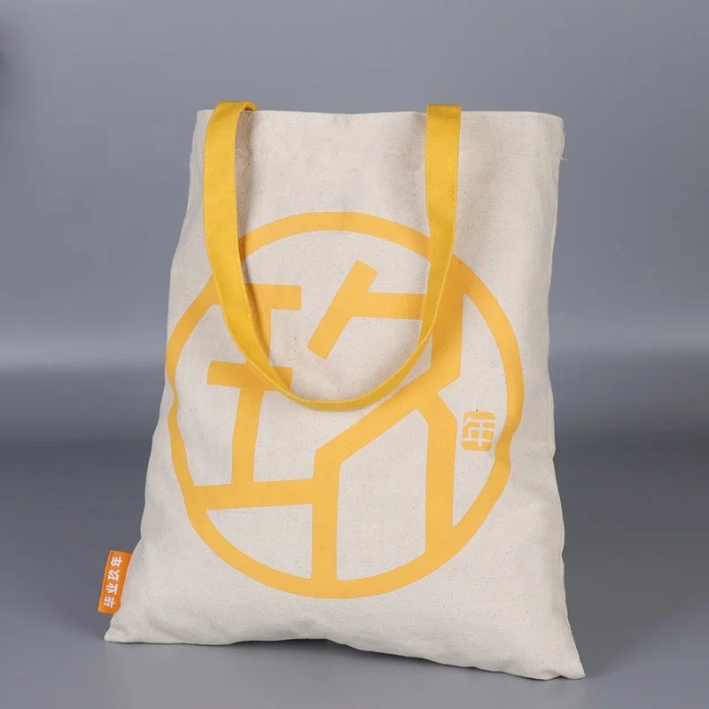 Environmental Protection Cotton Canvas Bag Canvas Tote Bag With Pocket cotton bag