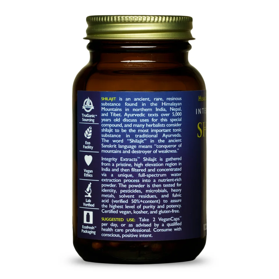 120 экстракт целостности Shilajit VeganCaps пищевая добавка для здоровья