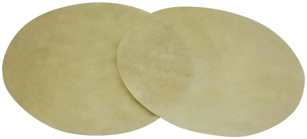 Top Quality 16 Goat Skin Drum Head Natural Djembe Native Frame Banjo Bodhran 5 Pcs Vellum