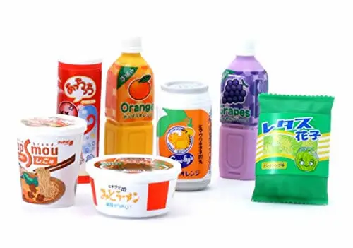 FOR IWAKO STA-ER-BRI012 Beverage Shape Eraser Instant Noodle Wipes Snack Wipes