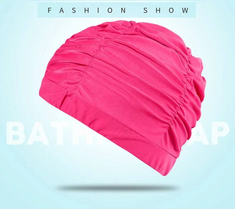 Breathable Bathing Swimming Cap Stretch Swim Pool Seaside Water Sport Elastic Cap