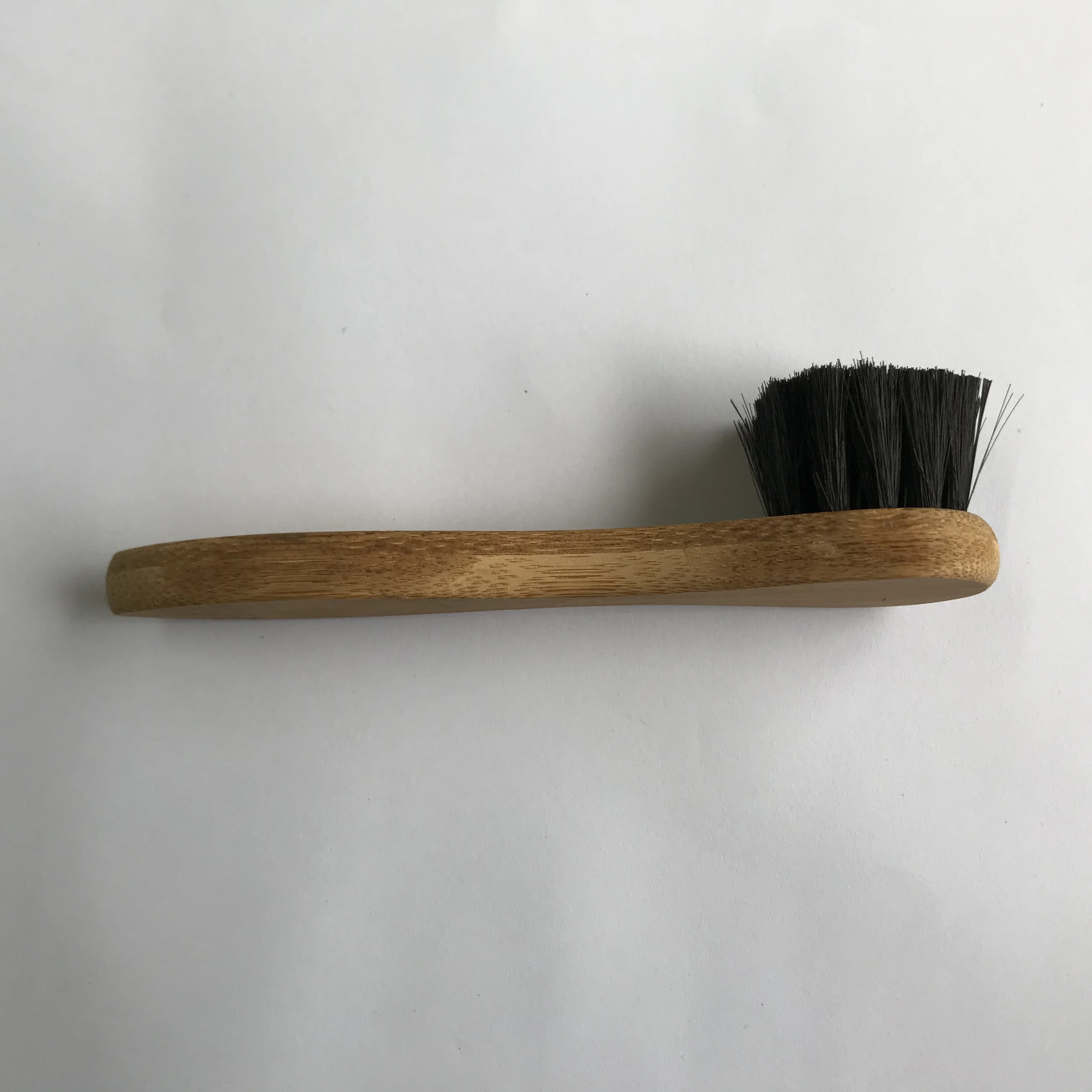 New Soft Hair Bamboo Shoe Shine Polish Cleaning Brush Manufacturer