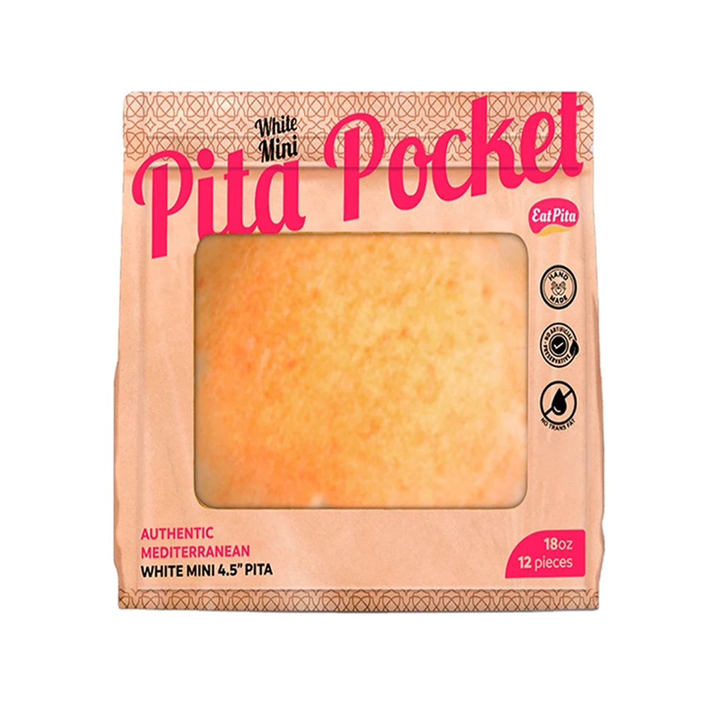Eat Pita ручная работа оптовая продажа Высококачественная выпечка Pocket Mini White 4 5