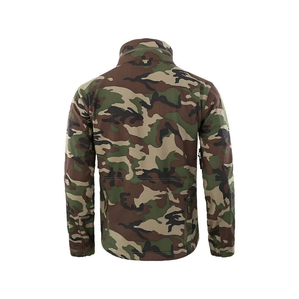 Custom mens training cloth soft shell men  waterproof winter softshell jacket