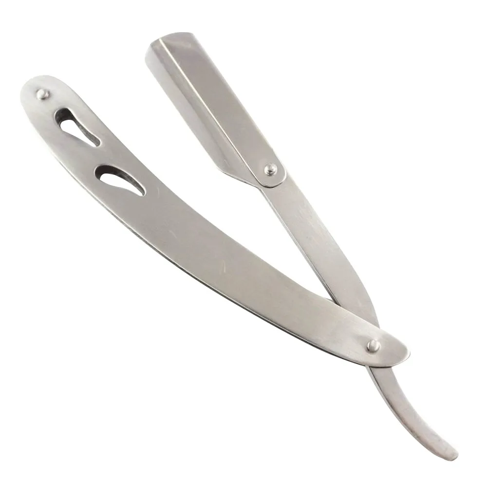 Professional Manufacture Folding Barber Salon Razor Straight Barber Shaving Razors With Logo