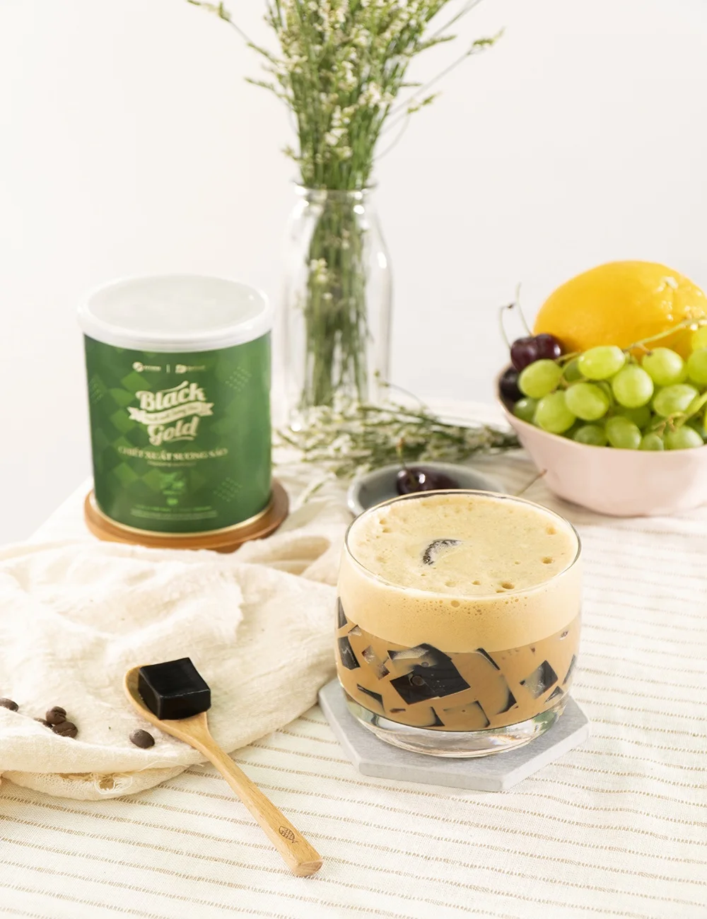 OEM/ODM acceptable 25kg packing from Vietnam High Technology Producing Mesona Plant Extract Liquid herbal