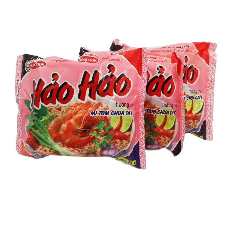 Hao Vietnam instant noodles 75g high quality spicy and sour shrimp flavor