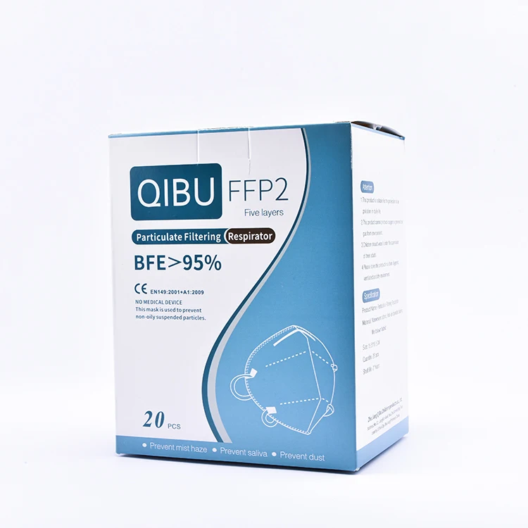 QIBU FFP2 En 149, лучшее качество и низкая цена, немедицинская Лидер продаж, маска для лица ce ffp2