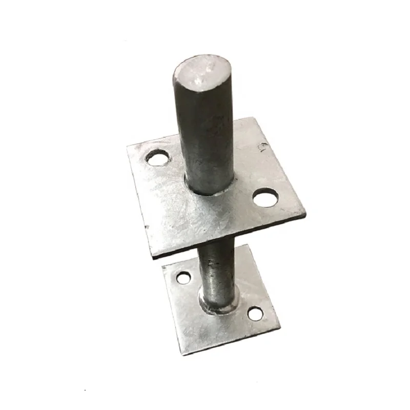 
hot dip galvanized center pin hidden post holder according to AS/NZS 4680 