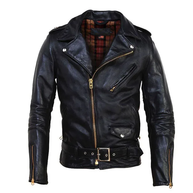 Winter Warm Long Sleeve High Quality Custom Skin Men Leather Jacket New Fashion Casual Autumn Outfits Biker Pocket Design PU