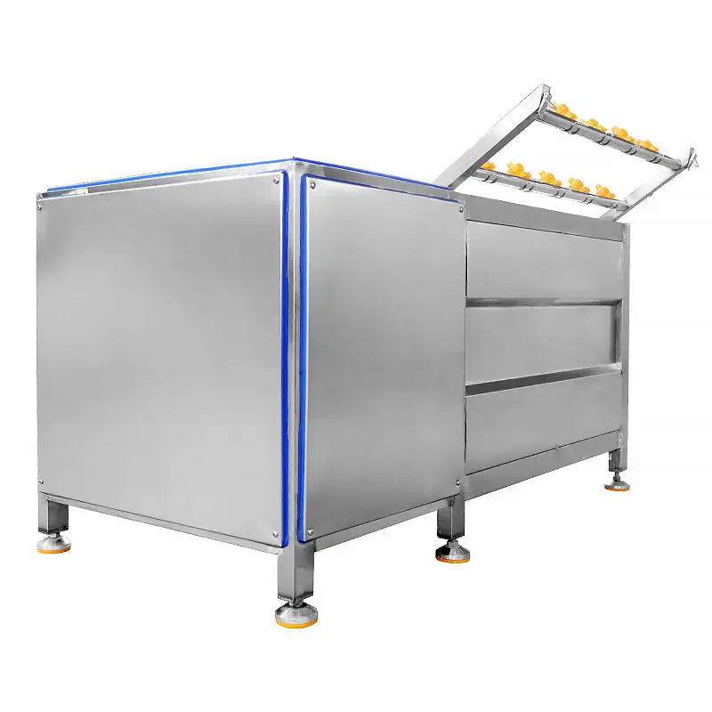 Промышленная щёточная машина для очистки картофеля моркови имбиря