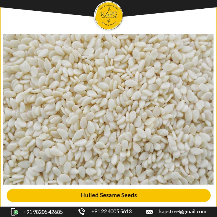 Exceptional Quality Hulled White Sesame for Sale