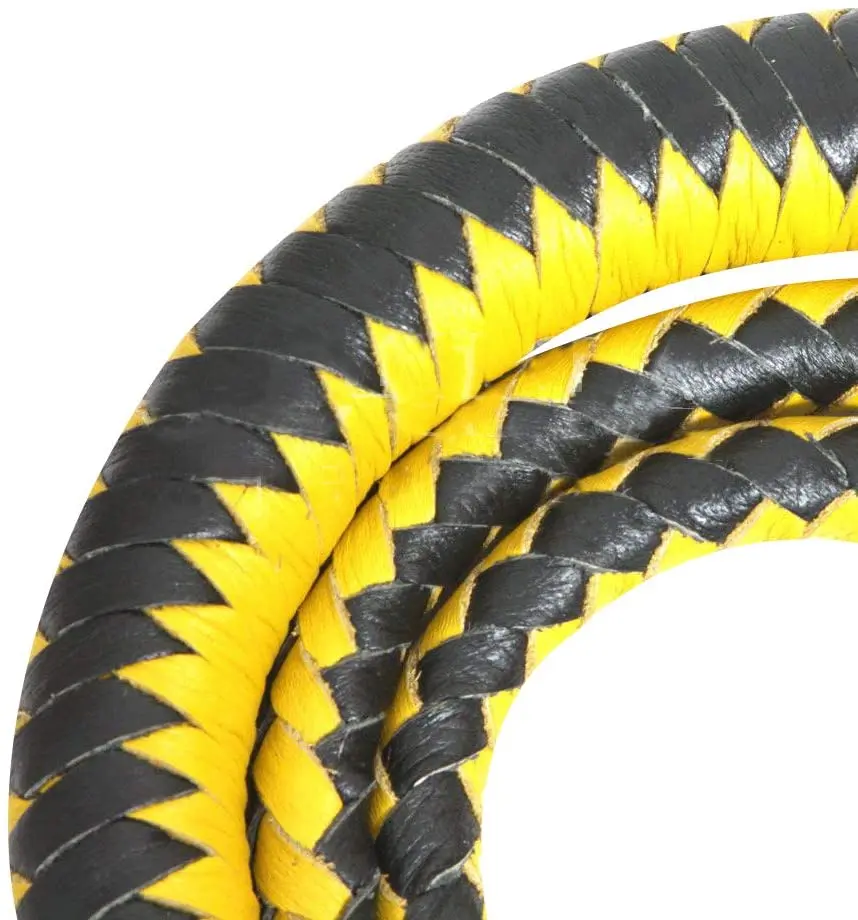 Durable Horse Riding Training Leather Whip Heavy Duty Fully Handmade Belly & Bolster Horse Whips by Standard International