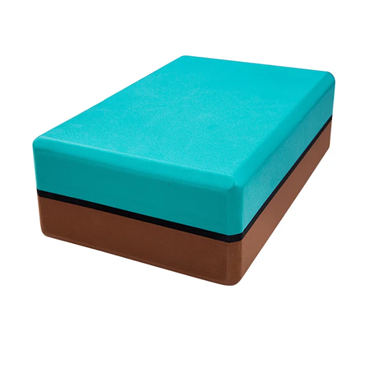 High Density Improve Strength New Type Two-color Yoga Brick EVA Foam Blocks