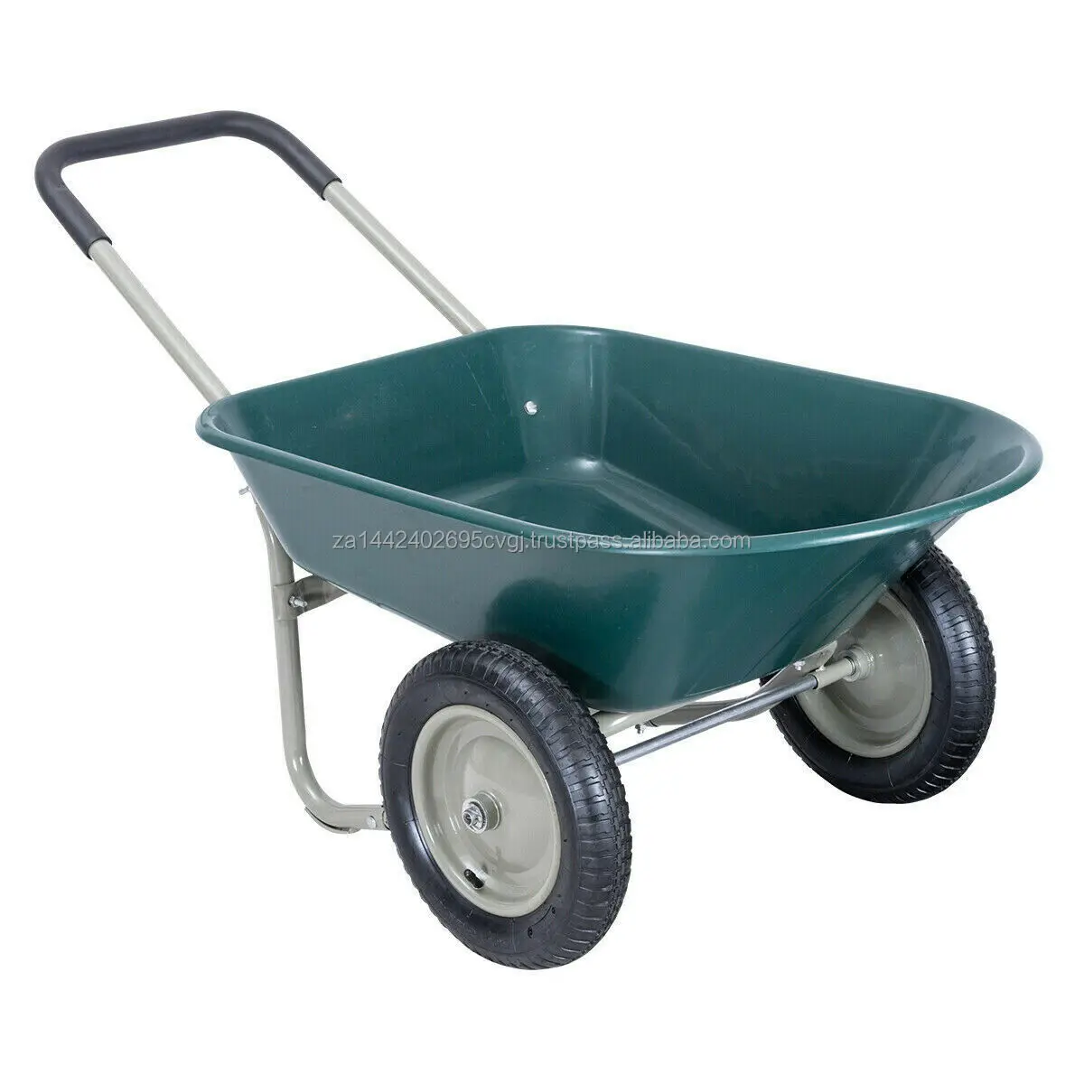 Sales On Wheelbarrow Heavy Duty Garden Cart 2 Wheeled Utility Dolly Dumb Steel Frame
